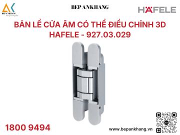 Bản lề cửa âm có thể điều chỉnh 3D Hafele - 927.03.029